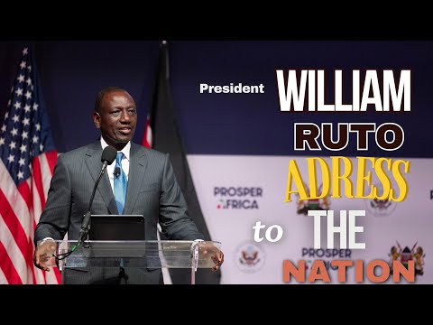 LIVE: PRESIDENT WILLIAM RUTO'S NATIONAL ADDRESS FROM STATE HOUSE