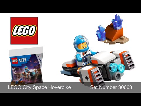 Lego Space Hoverbike Polybag (30663) Stop Motion Speed Build