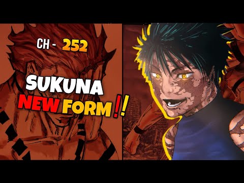 SUKUNA's New Form ! Ch-252 ! #jujutsukaisen #anime