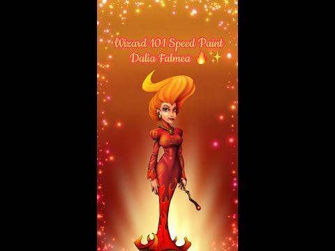 Dalia Falmea Speed paint! || Wizard 101 ||