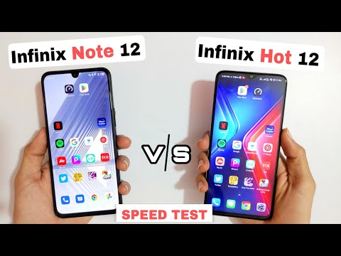 Infinix note 12 vs Infinix hot 12 Speed Test & Comparison