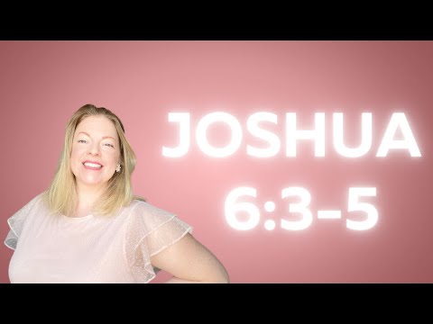 Inglês para Cristãos: Aprenda Inglês estudando a Bíblia Josué 6:3-5