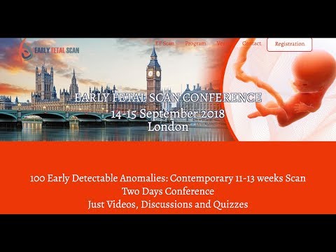 Early Fetal Scan Conference 2018:  efscan.com