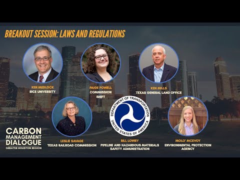 Carbon Management Dialogue: Greater Houston Area - Laws and Regulations Workshop