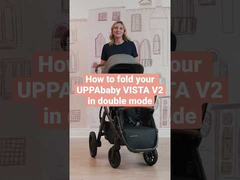 How to fold your UPPAbaby VISTA V2 in double mode! #uppababy #vista #stroller #babygear