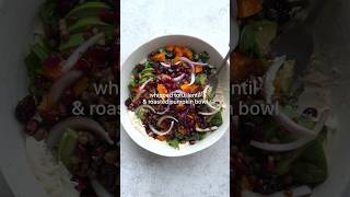 Whipped Tofu, Lentil & Roasted Pumpkin Bowl