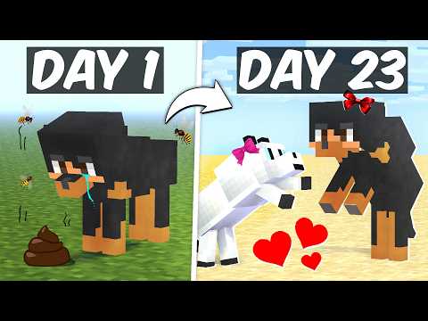 A Day in a Life of a Dog in Minecraft...