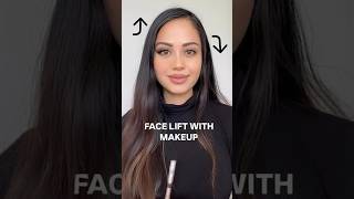 FULL FACE Facelift Surgery with Makeup #faceliftmakeup #makeup #shorts #longshorts