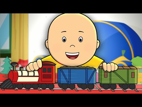 カイユー | カイユーと列車 | 面白い漫画 | キッズ漫画 | ケイルー | Caillou