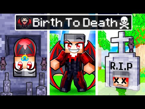 Birth to Death of a VAMPIRE in Minecraft!