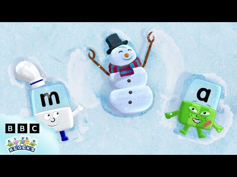 Winter Wonderland Stories | ABC | Learn to Read | @officialalphablocks