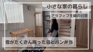 【暮らしのvlog】ネギ塩チキンサンド | 雪が降った日 | 拭く活 | コストコ | 北海道の冬 | うさぎとの暮らし