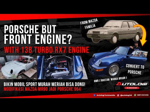 CONVERT MAZDA FAMILIA TO PORSCHE 964 + RX7 Engine - Modifikasi MR90 ke CARRERA KITCAR Indonesia