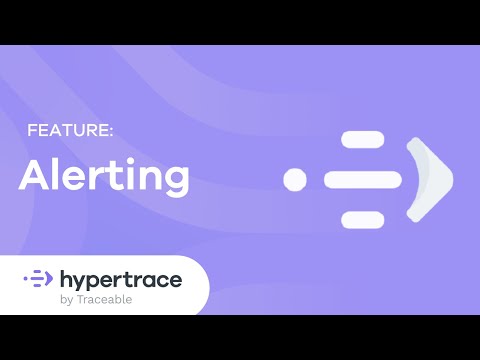 Hypertrace alerting !