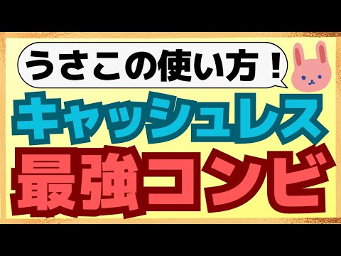 【最強】還元率4.5%！マネゼミうさこが使っている決済は●●ペイと電子マネー●●。これさえあれば、ほぼ対応できる。