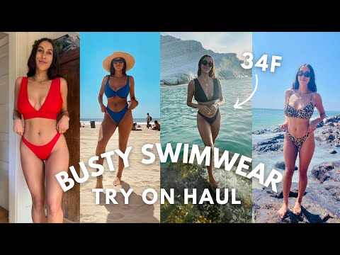 ✨SWIMSUIT TRY ON HAUL FOR LARGE CHESTS | Best Bikini Tops for Bigger & Fuller Bust