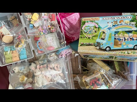 Unboxing Sylvanian Families haul 📦 ASMR no music