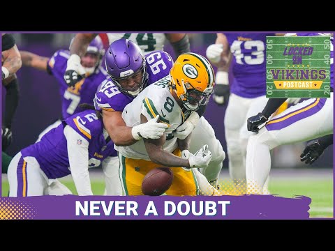 VIKINGS POSTCAST: Minnesota Vikings SURVIVE Green Bay Packers Comeback Attempt