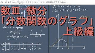 数III 微分 3-3 分数関数のグラフ上級編