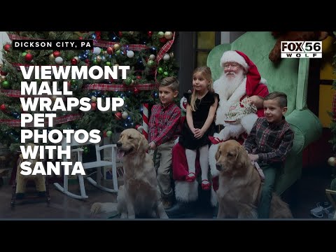 Viewmont Mall wraps up pet photos with Santa