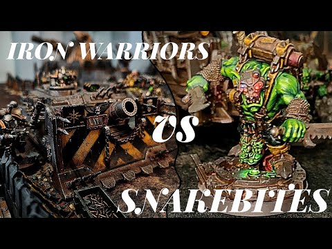 CHAOS SPACE MARINES VS ORKS (new Codexes) 10th edition 40k Warhammer battle report