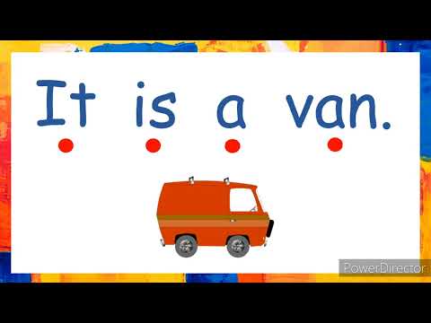 CVC Reading Lesson 1 | CVC words in Sentences | Sentences with Short Vowel Aa