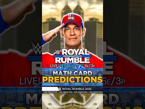 Royal Rumble 2025 - Match Card Predictions [v3] #RoyalRumble #Bevelock #WWE #Shorts