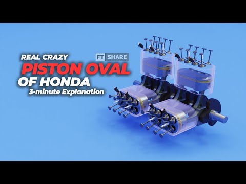 Honda's CRAZY & EXCLUSIVE Oval Piston Engine | 3 minute Explanation NR750 & NR500 ( 200216)