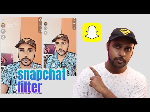 Snapchat scribble world filter tutorial | get scribble world snapchat filter