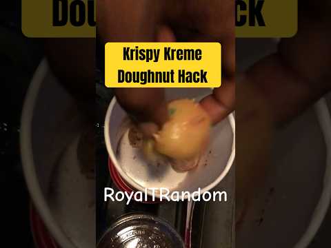 Always Hot‼️Krispy Kreme Doughnut Hack #krispykreme #hack #doughnut