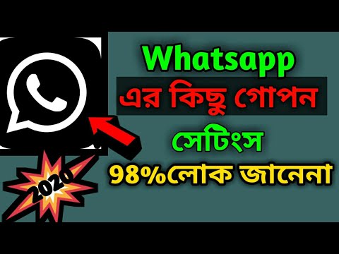 Whatsapp এর কিছু গোপন সেটিংস যা দেখলে আপনি অবাক হবেন। 3 Secret  Whatsapp Setting.