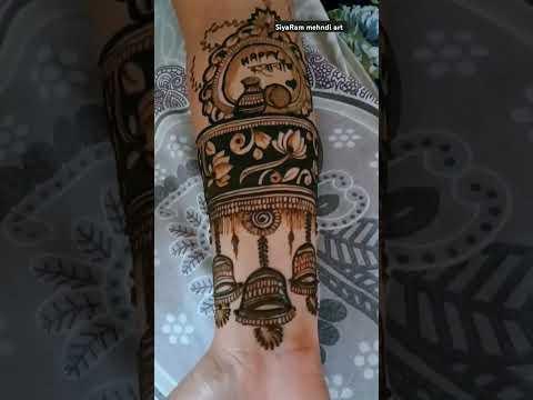 Karwachauth mehndi design #mehndi#ytshorts#mehndi#viralshort#siyara#bridalmehndi#dulhanmehndi#viral