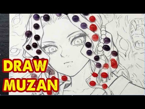 Drawing Muzan Kibutsuji in Kimono - Kimetsu no Yaiba | Huta Chan