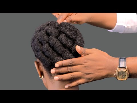 10 Minutes Quick 4C Natural Hairstyling Tutorial. Beginners Friendly.