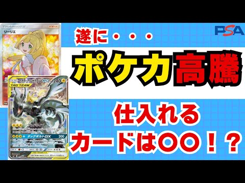 【ポケモンカード】遂にポケカ高騰！仕入れるべきポケカは〇〇！？【PSA鑑定】