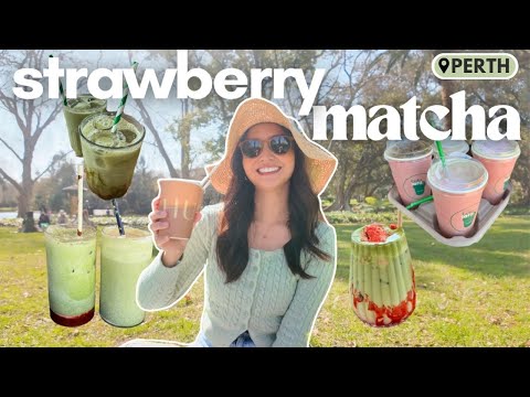 Reviewing Strawberry Matchas in Perth | Perth Cafe Recommendations