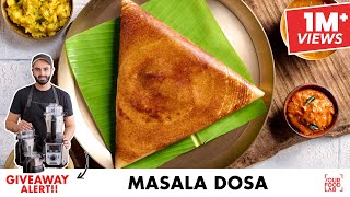 Masala Dosa Recipe | Perfect Dosa Atta Tips | परफेक्ट मसाला दोसा बनानेका तरीका | Chef Sanjyot Keer