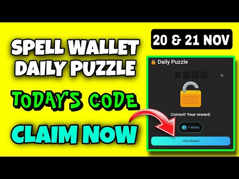 Spell Wallet Daily Puzzle Today 20 November | Spell Wallet Today Puzzle | Spell Wallet Secret Code