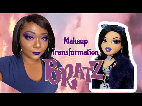 TURNING MYSELF INTO A BRATZ DOLL | MAKEUP TRANSFORMATION