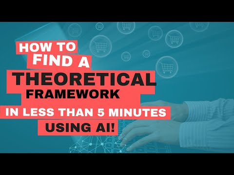 How to find your theoretical framework and conceptual framework with AI in less than 5 minutes