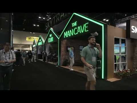 SkyTrak Booth Overview at the 2024 PGA Merchandise Show