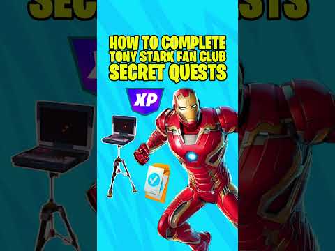 Fortnite - How To Complete Tony Stark Fan Club Secret Quests (Full Easy Guide)