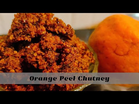 Kamala Orange Skin Chutney | Orange Skin Chutney | Orange Peel Chutney Recipe in Tamil