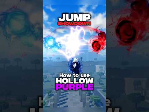 GOJO HOLLOW PURPLE!! (JUMP SHOWDOWN) #jumpshowdown #roblox #foryou #jjk #jjs #anime #gojo