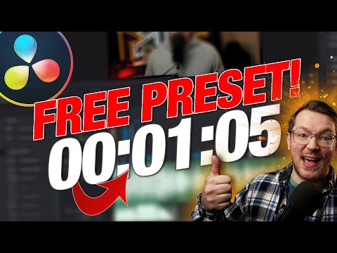 MILLISECONDS! Free TIMER Preset but with Milliseconds! Live Demo and Live release