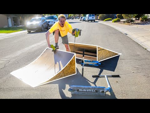 How to Make a $100 DIY Skatepark Ramp for Beginners in 2 Hours