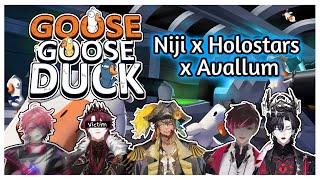 Best of Holostars x Niji x Avallum Goose Goose Duck Collab