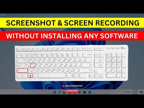 How to Take Screenshots and Screen Recordings on Laptop/PC for Free Without Any Software