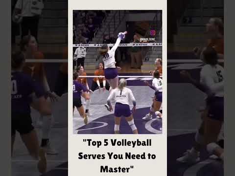 Top 5 volleyball serves you need to master