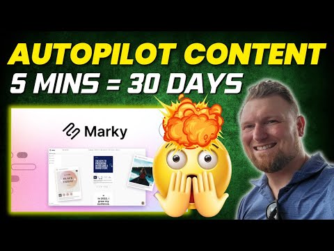 Markey AI: Schedule 30 Days of Content in 5 MINUTES 🚀